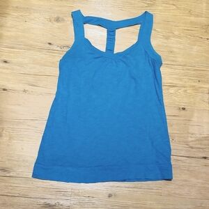 Maurice aqua top elastic design on top EUC sz S